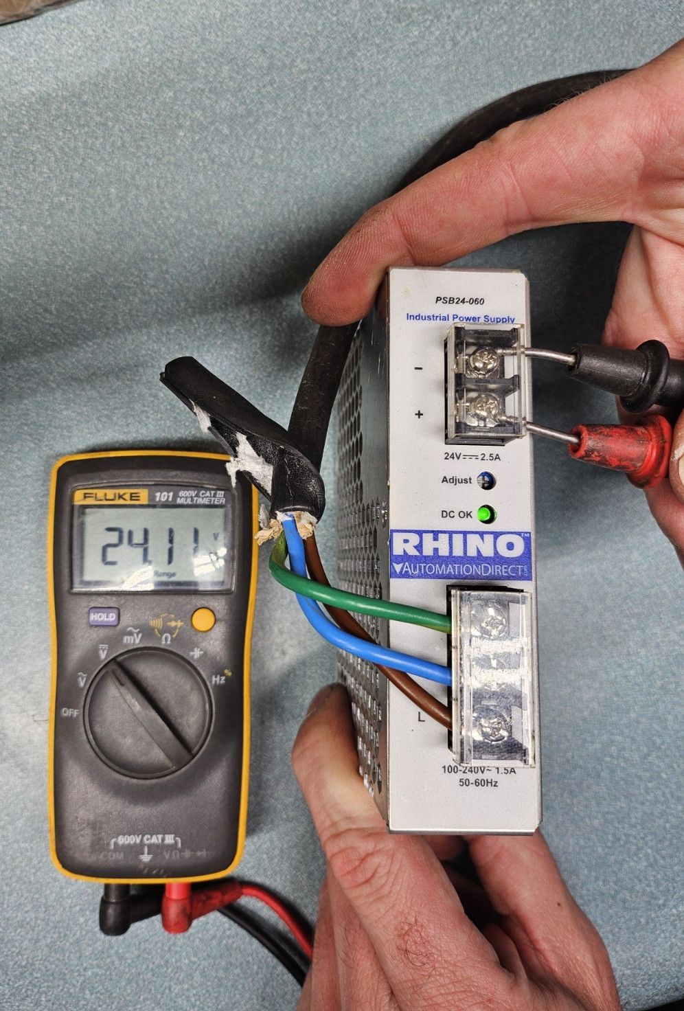 Rhino Automation Direct PSB24-060 Switching Power Supply *does not include meter