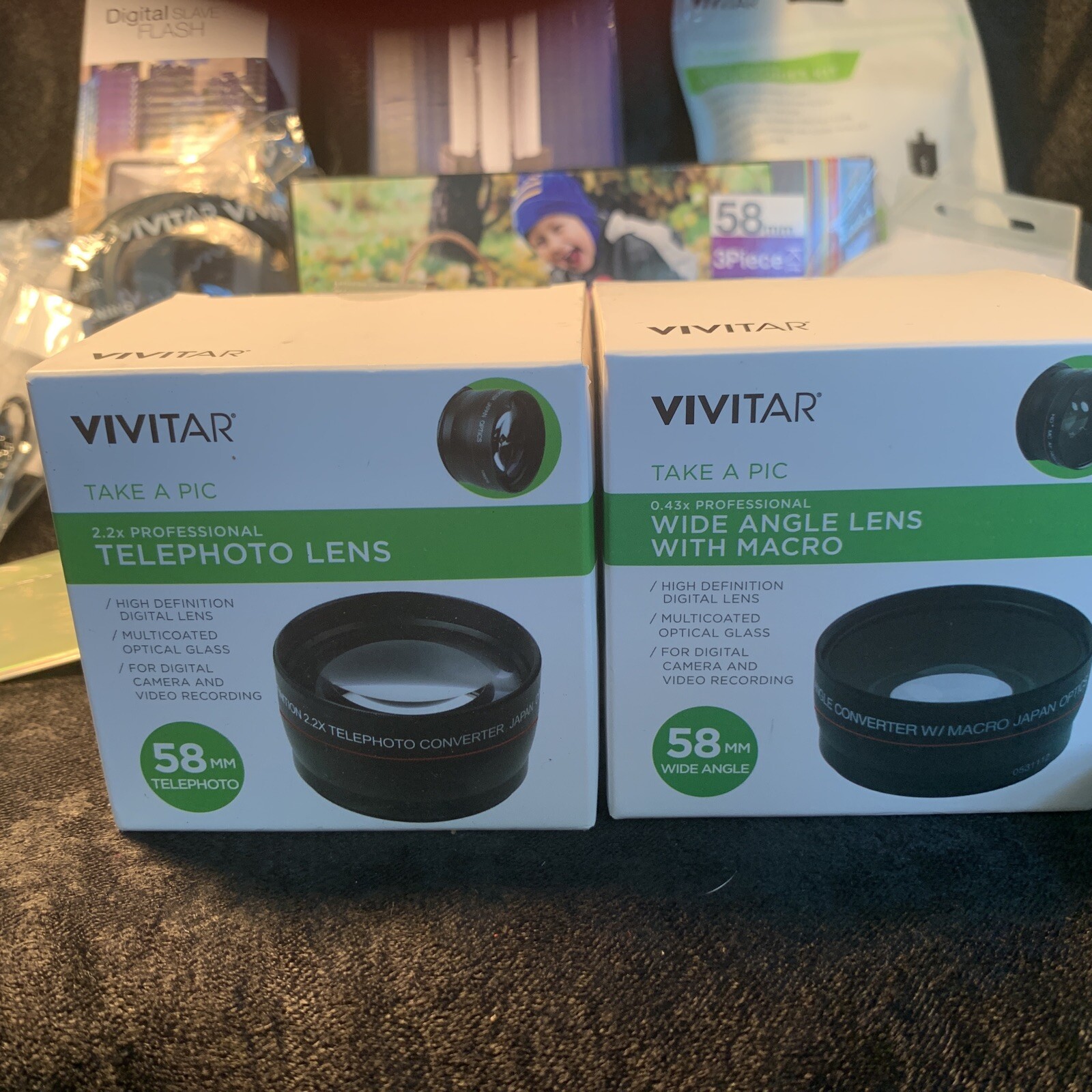 Camera Accessory Bundle Vivitar, Digital slave, and Voltix