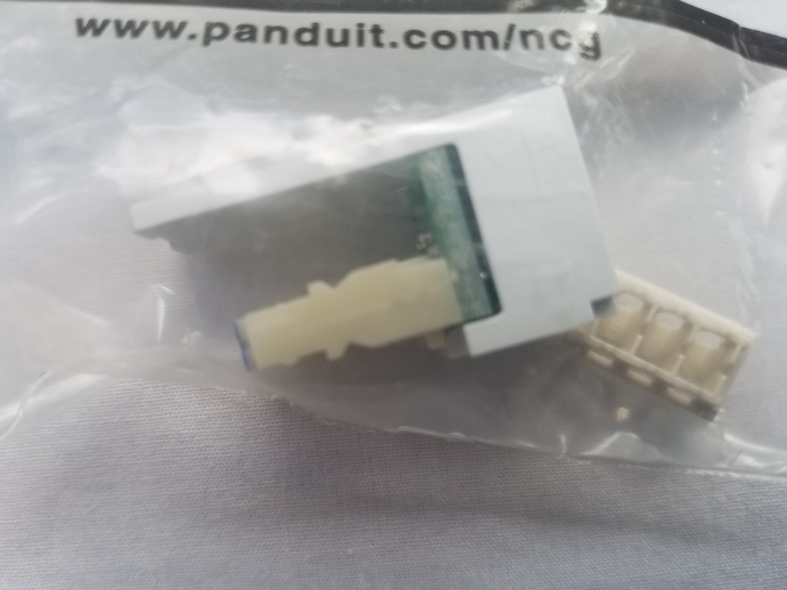 CJSVWH S-Video Panduit Mini-Com Punchdown Module - White