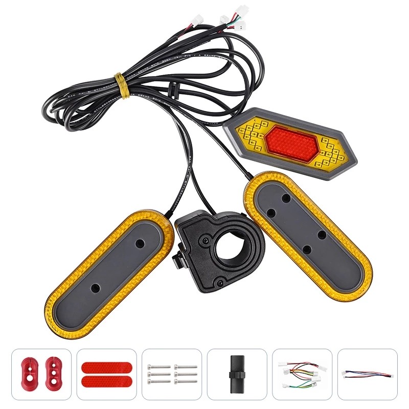 E-Scooter Turn Signal Light Tail Lamp Headlight Safety for Xiaomi M365 Pro 2