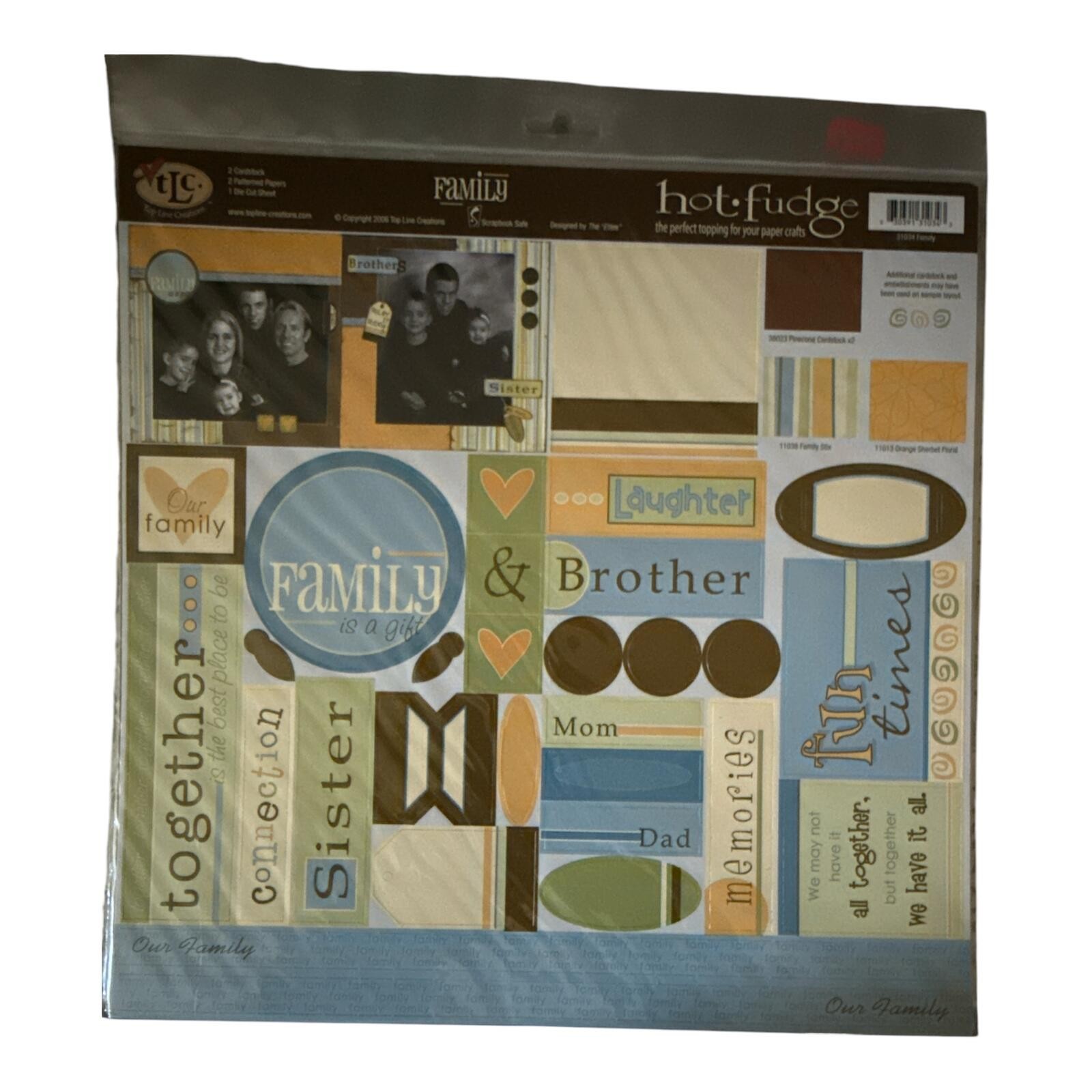 2006 Top Line Creations 31034 Family Scrapbook Layout