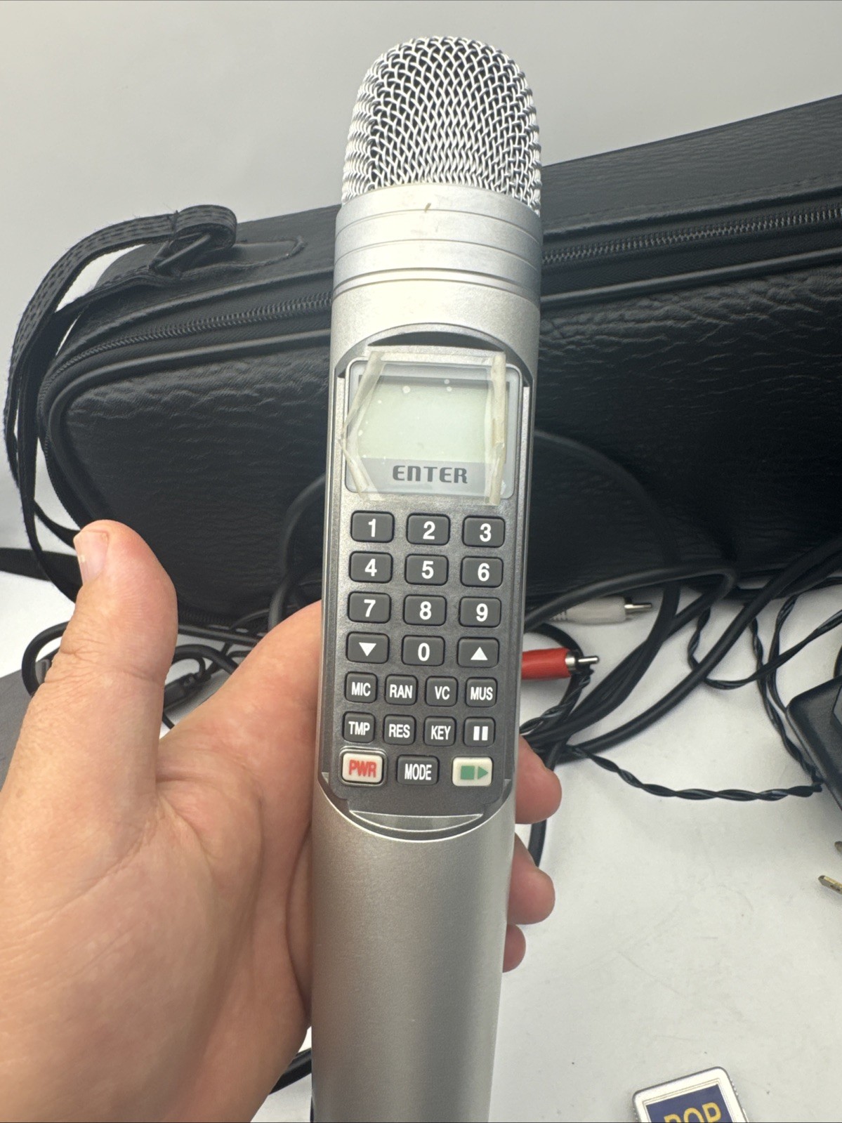 Enter Tech Magic Sing Karaoke Mic Case 2 Chips Christian Pop Tested