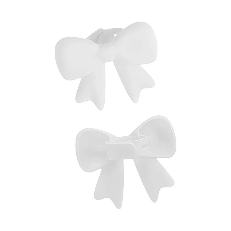 2Pcs Silicone Bows Headphone Accessory Decoration Universal Fit Soft Comfortable