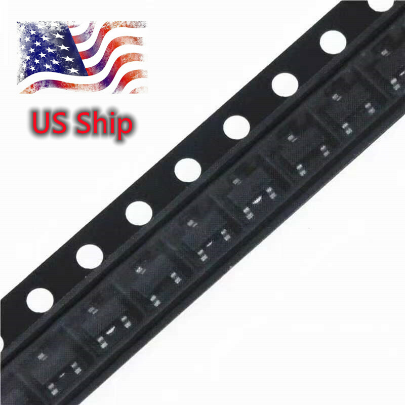 10pcs 2N7002 702/7002 SOT23 N-Channel MOSFET SMD Transistor US Ship