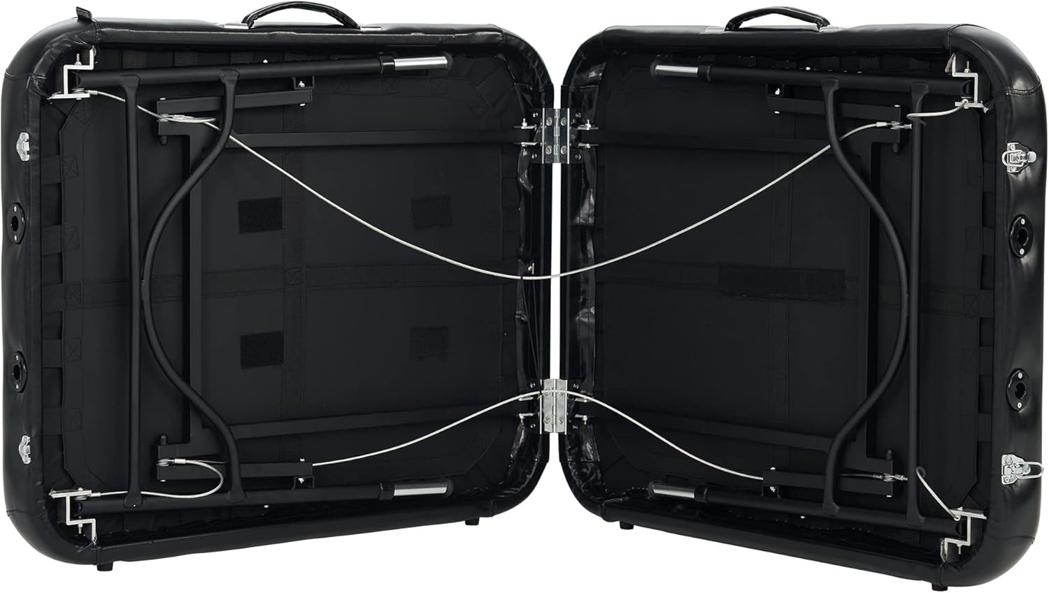 Ultra Lightweight Aluminum Massage Table Package - Stratomaster Black