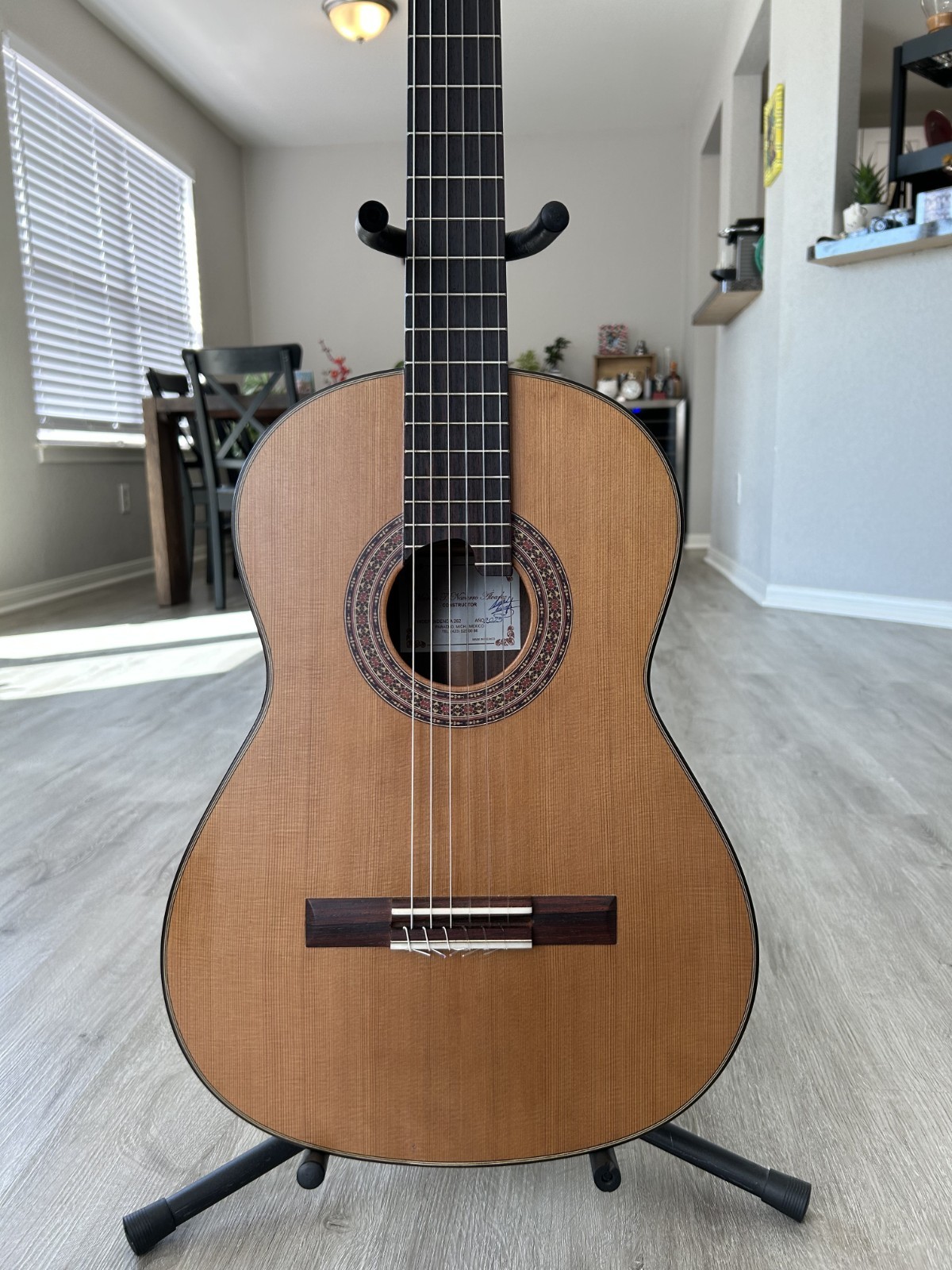 New Marlon Navarro Student Model Classical Guitar, 640mm, Cedar and Walnut