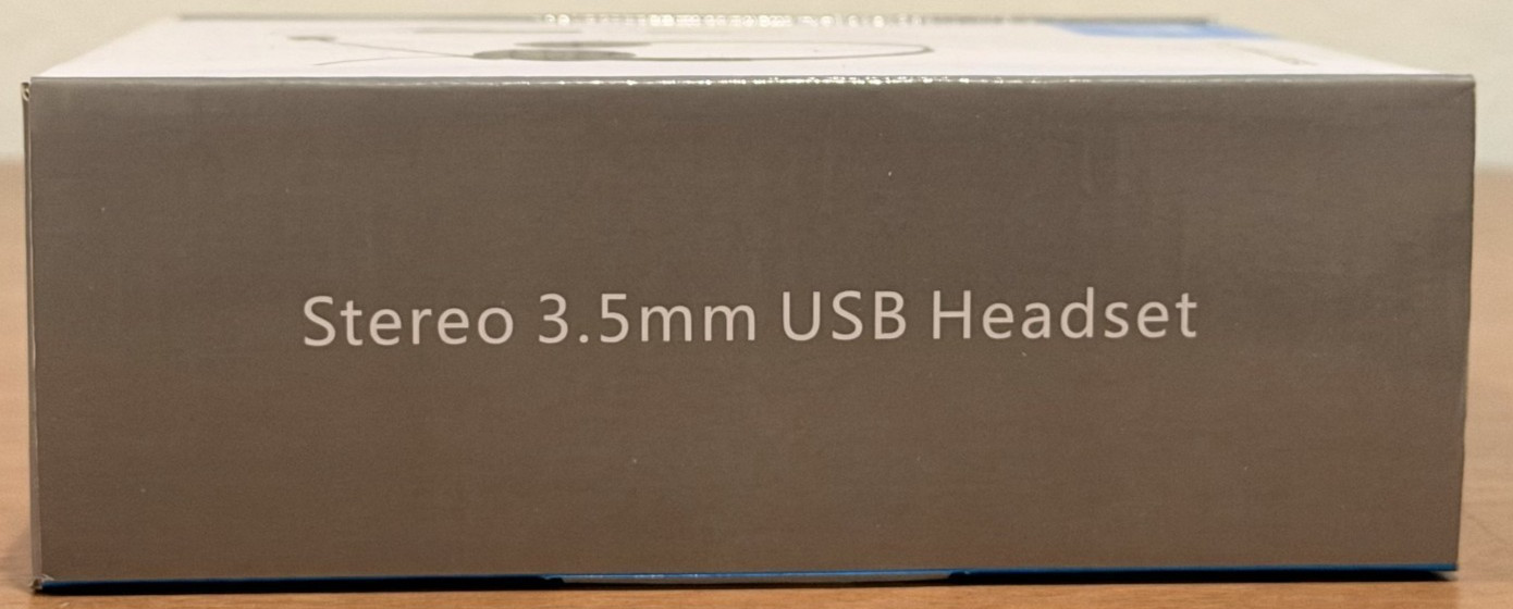 Stereo 3.5mm USB Headset brand new
