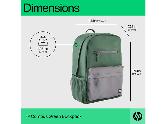 HP Campus Green Backpack