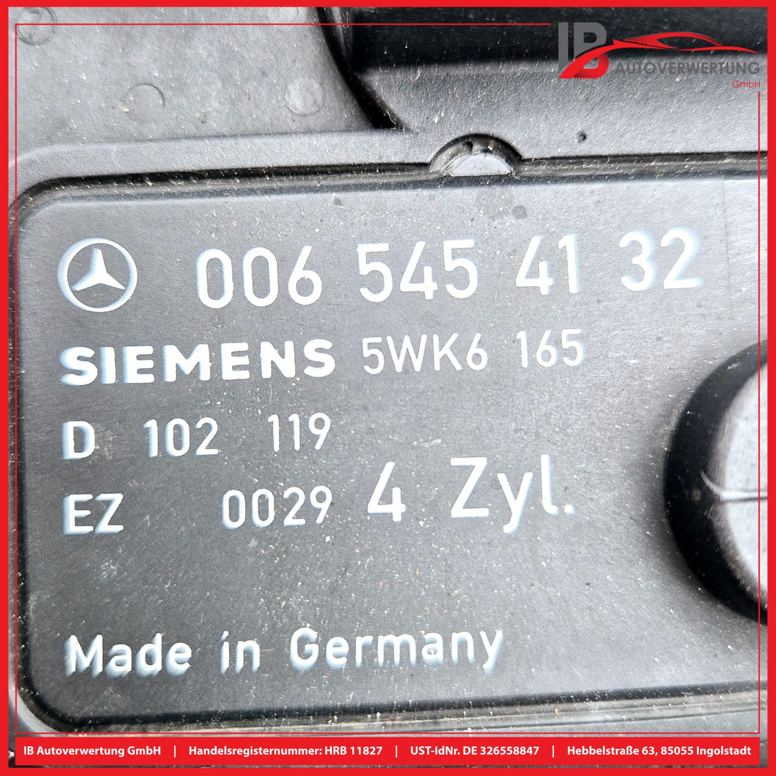 Control unit engine ignition control unit 0065454132 Mercedes-Benz 190 W201 S...