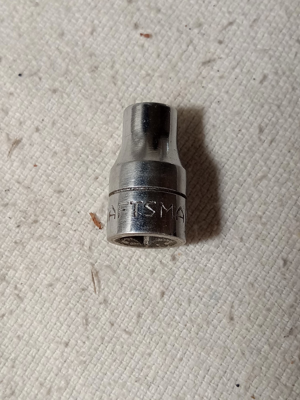 Craftsman 1/4" Drive 7/32" 6 Point Shallow Socket =V= Series USA