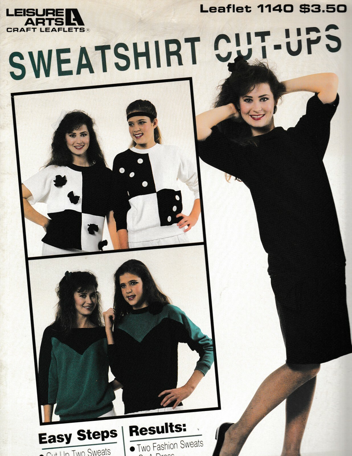 Sweatshirt Cutups Sewing Craft | Leisure Arts 1140