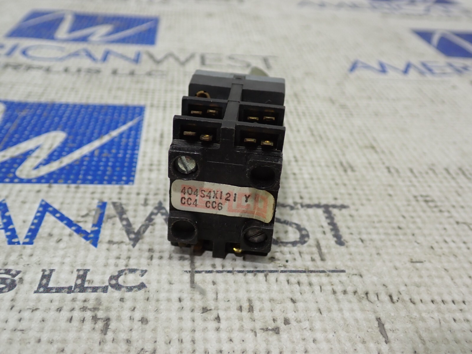 Gemco 404S4X121 Y CC4 CC6 4-Position Selector Switch