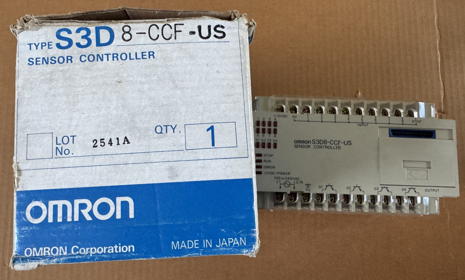 OMRON S3D8-CCF-US S3D8CCFUS Sesnor Controller Japan New NextDay Air Available