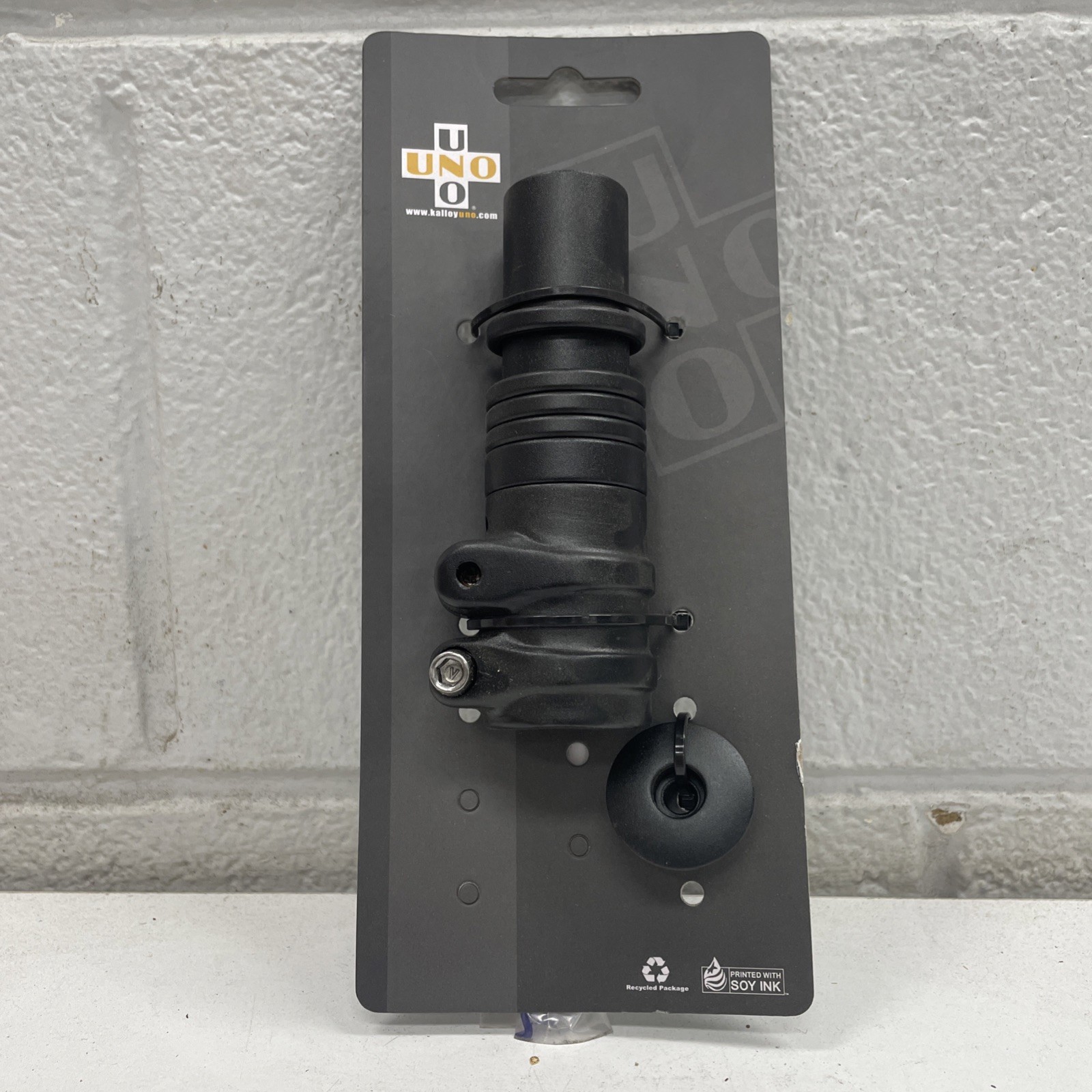 📍 NEW BICYCLE BIKE PART - UNO Head Stem Riser W/spacer Black 28.6mm 120mm 🔄