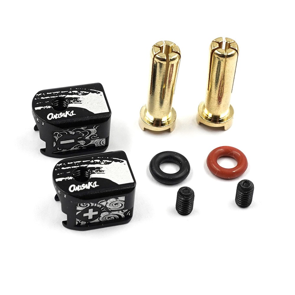 Onisiki Aluminum Grips Connector 5mm 2pcs For RC Car Drift F1 Touring #ONI9142