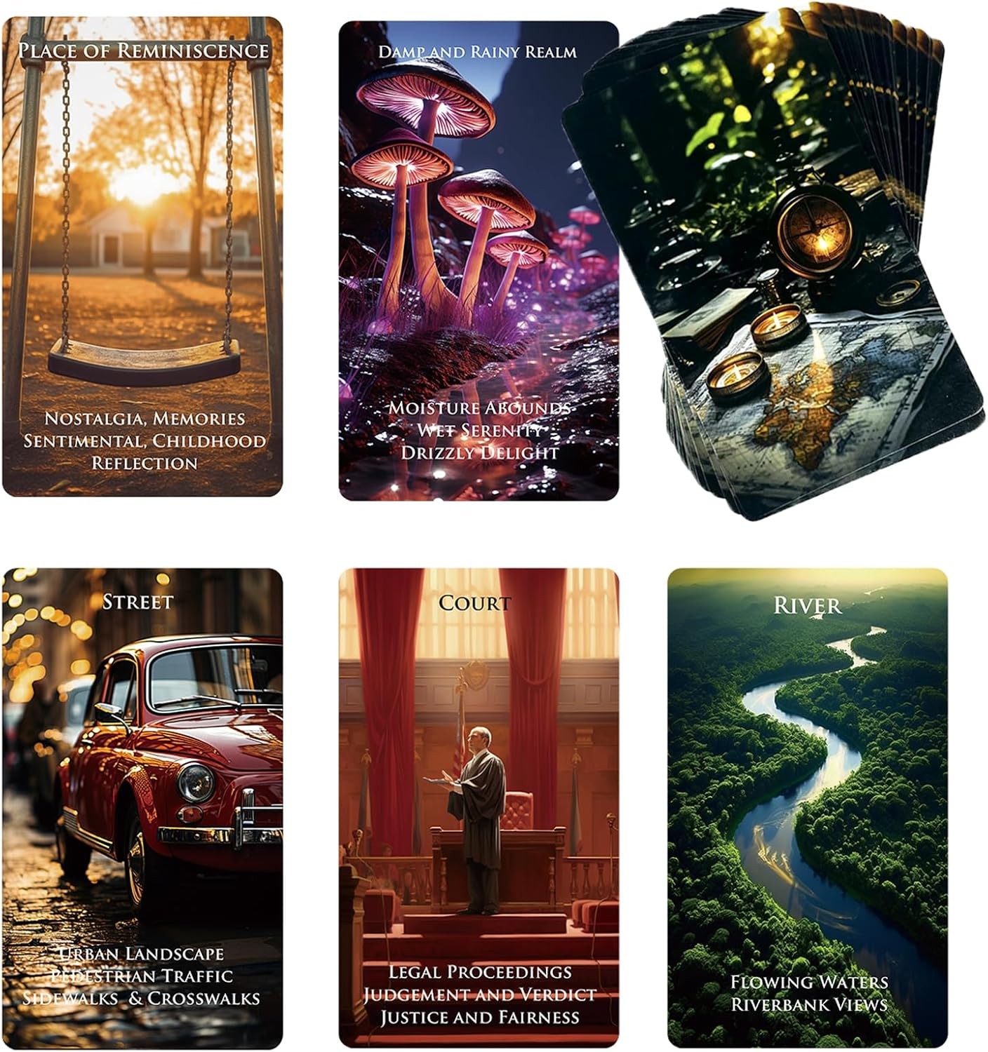 The Place Oracle Cards Deck - Tarot for Destination, Beginner Oracle...