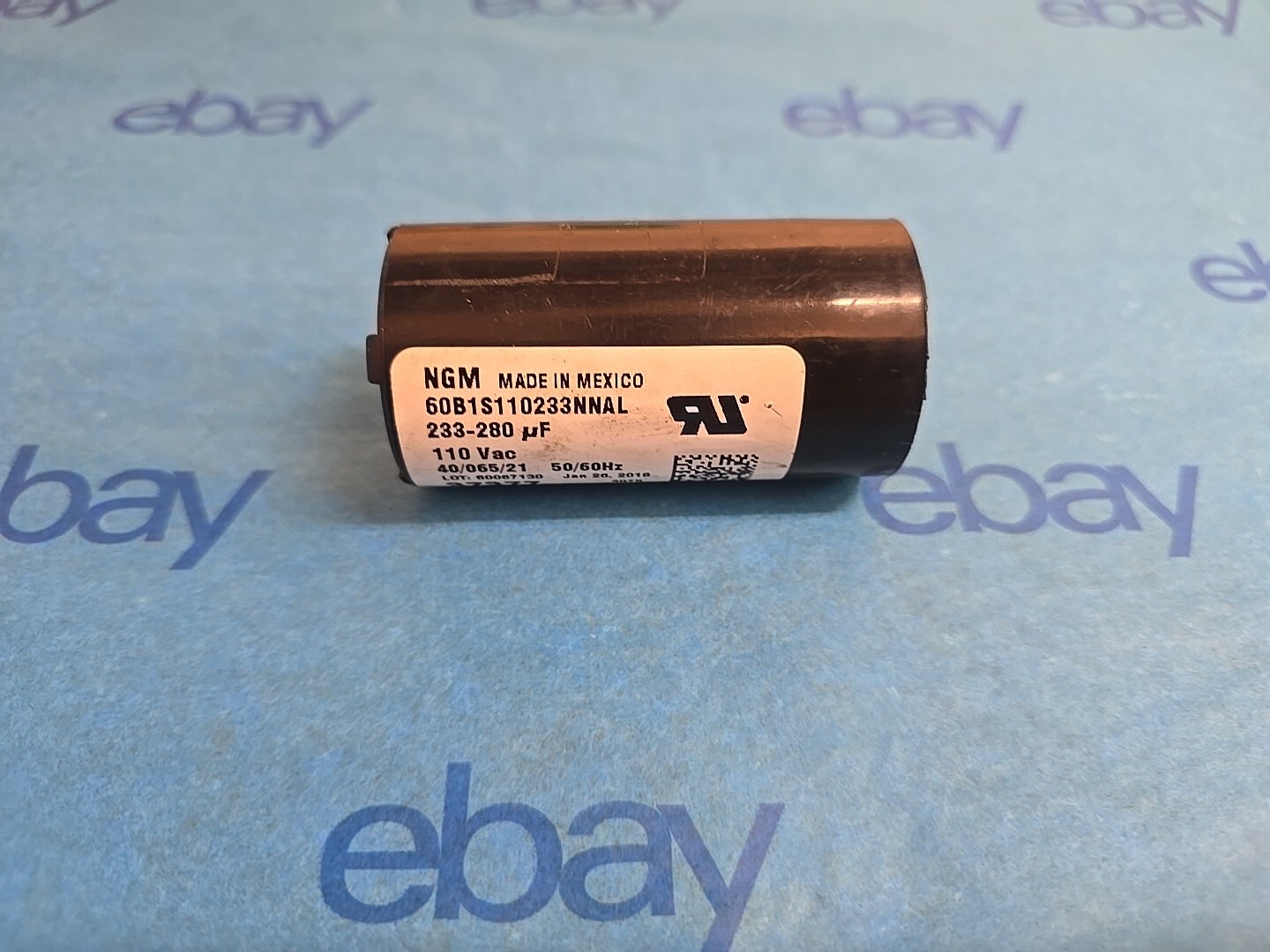 60B1S110233NNAL CAPACITOR 233-280 ALLIANCE LAUNDRY SYSTEMS 37377 FREE SHIPPING !
