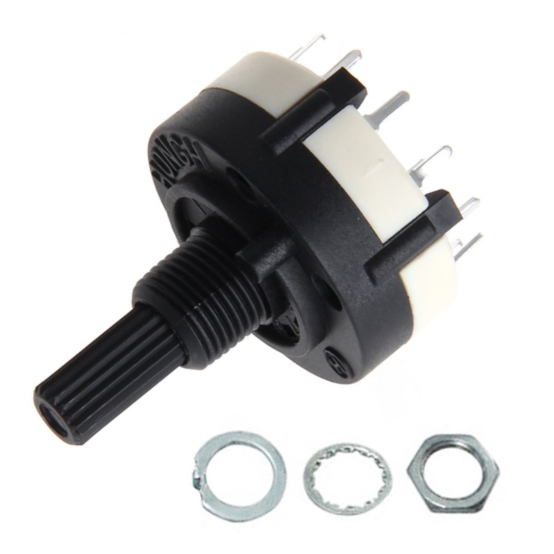 RS26 1 Poles Position 12 Selectable Band Rotary Channel Selector Switches
