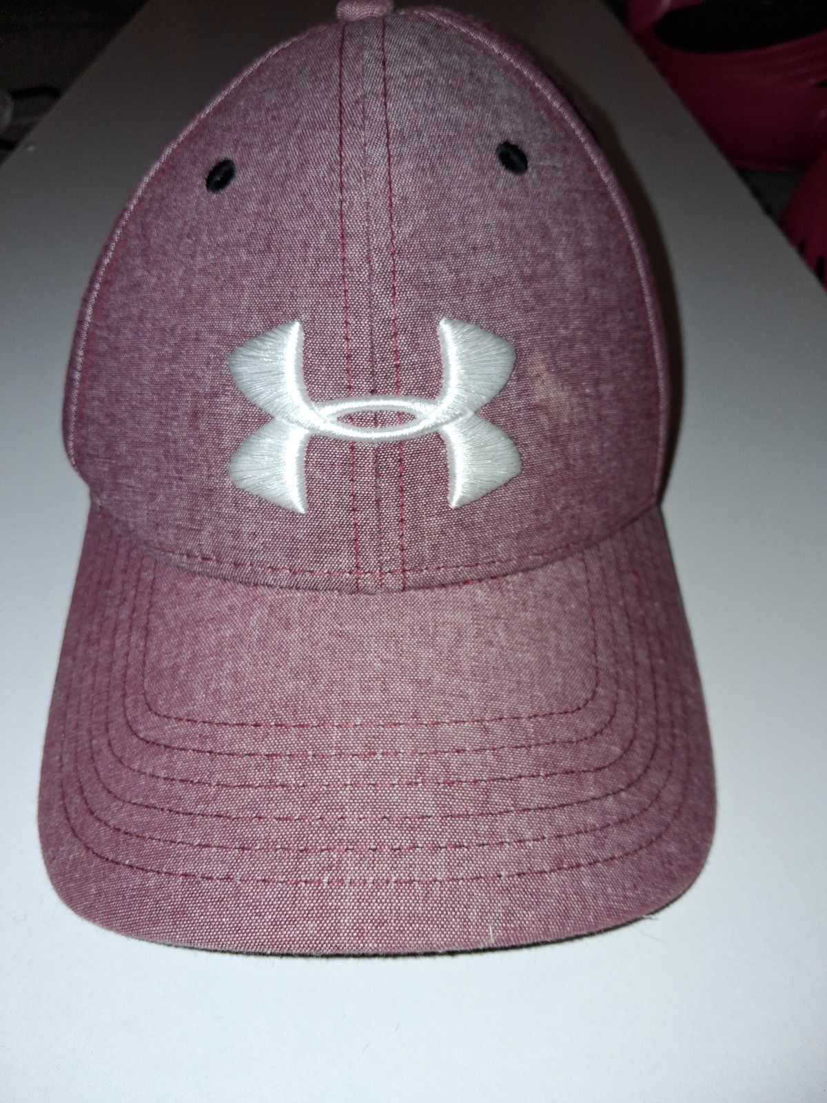 Mens Golf Hat Maroon Under Armour Strap Back One Size OS