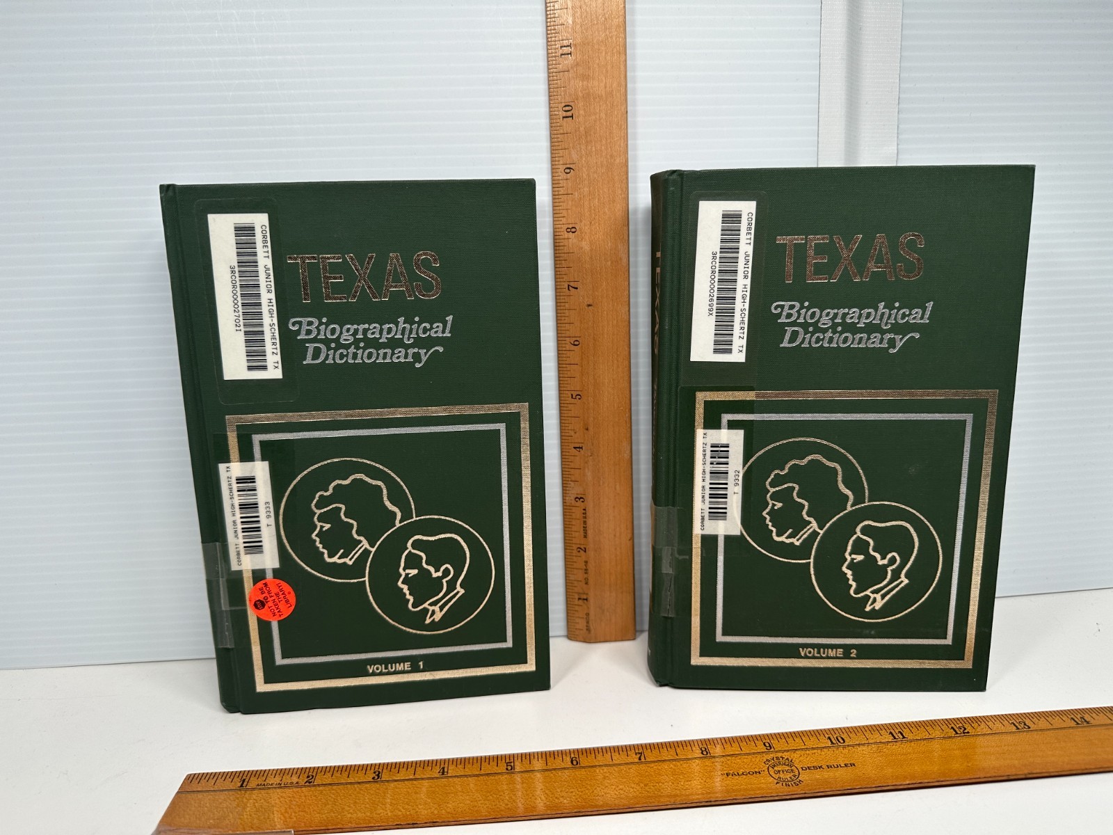 Texas Biographical Dictionary - Volumes 1-2, Hardcover 1996 History Homeschool