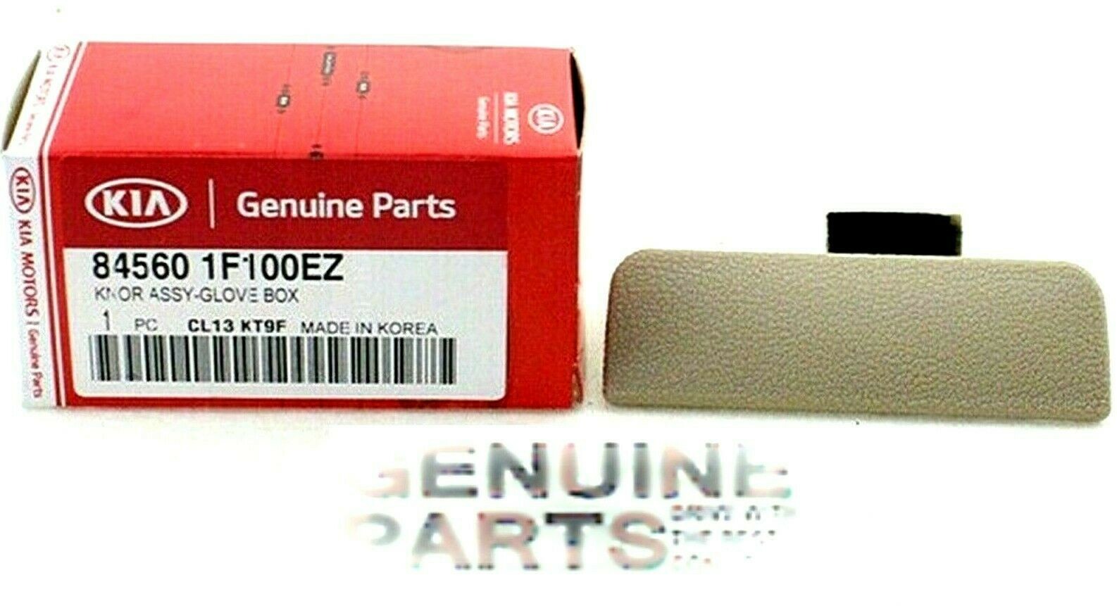 BEIGE GLOVE BOX LATCH OPENER HANDLE KNOB GENUINE LATCH CLIP KIA SPORTAGE 2005-10