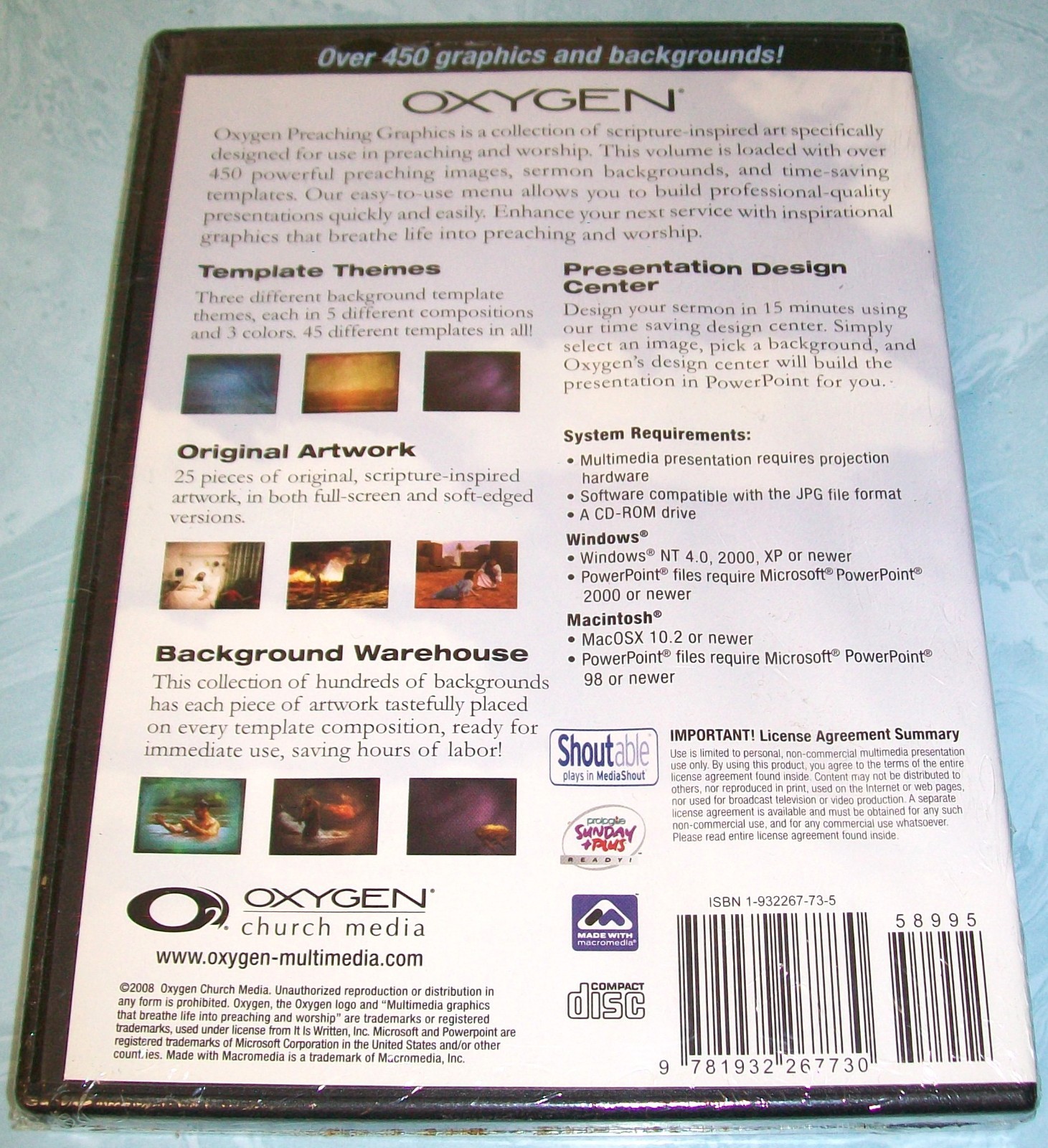 Oxygen: Multimedia Graphics - Volume 24 (CD-ROM, 2008) New Unopened!