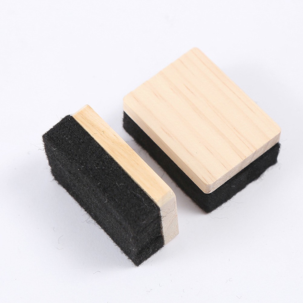3 Pcs Chalkboard Eraser Black Whiteboard Dry Erasers for Blackboard