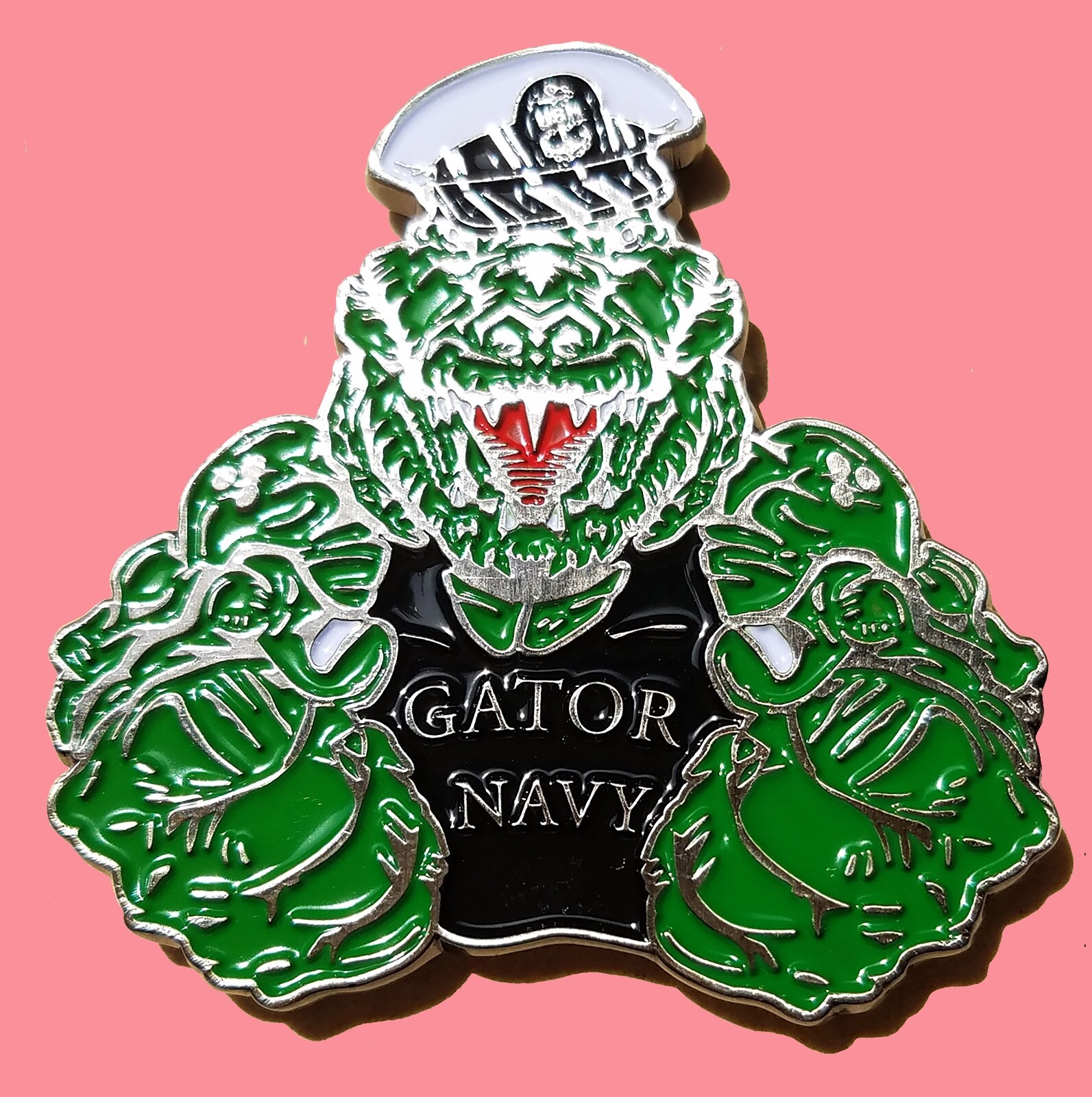 GATOR NAVY AMPHIBIOUS FLEET CHIEF PETTY OFFICER CPO CHALLENGE COIN OCPM 2" 94