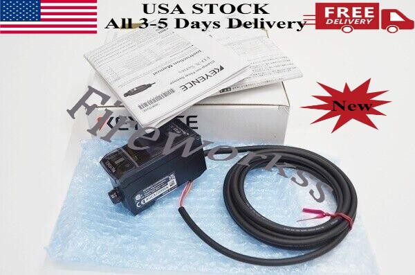 Keyence FD-XA1 Clamp-On Type Flow Sensor FD-X Series Controller Tested & Working