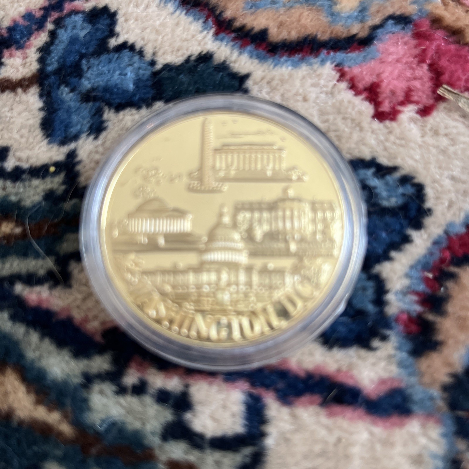 WASHINGTON DC COMMEMORATIVE COIN W/ THE GREAT SEAL OF THE UNITED STATES - USA