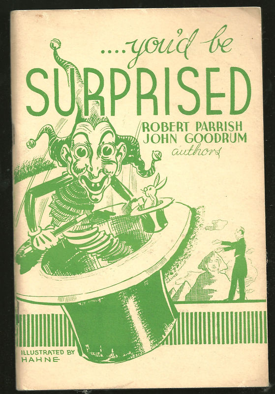 You'd Be Surprised 1963 Magician booklet Parris Goodrum