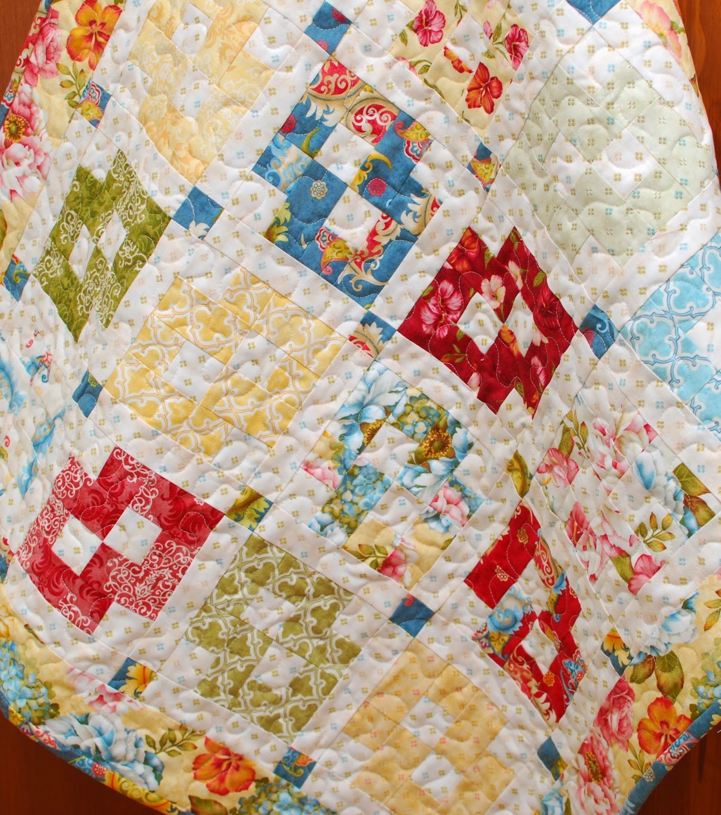 Pattern Basket JUST PEACHY