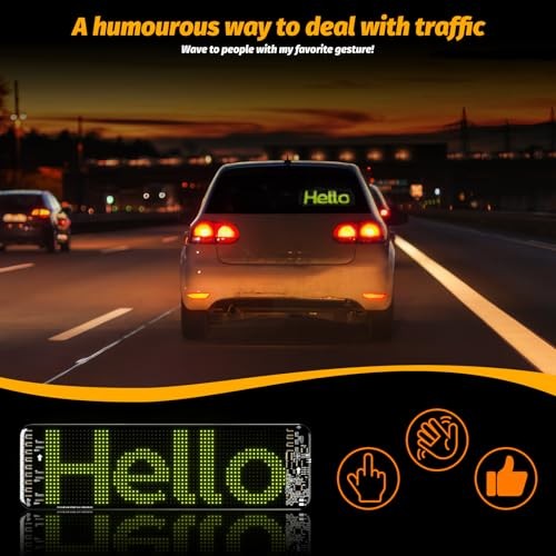 Customizable LED Display, Flex LED Panel Rectangular 4" x 14" Driver Remote