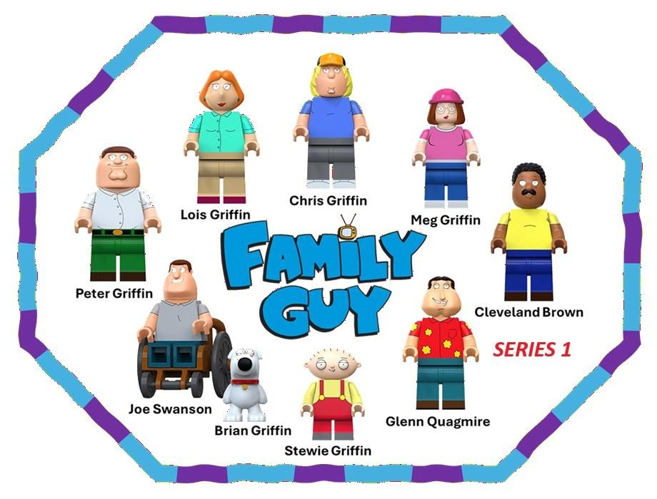 Family Guy 2026 Minifigure Set of 8 Series 1 (Regular Series)