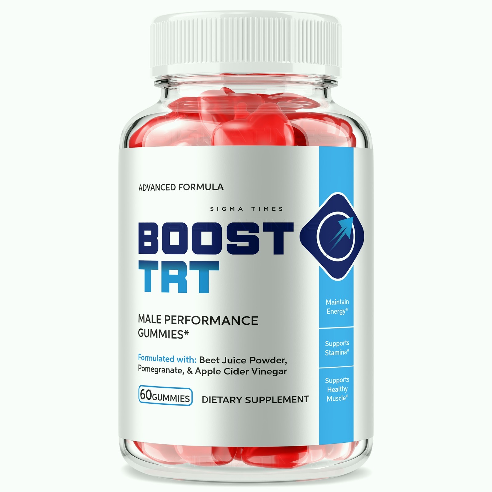Boost TRT Male Gummies, BoostTRT Performance Gummy for Men 60ct