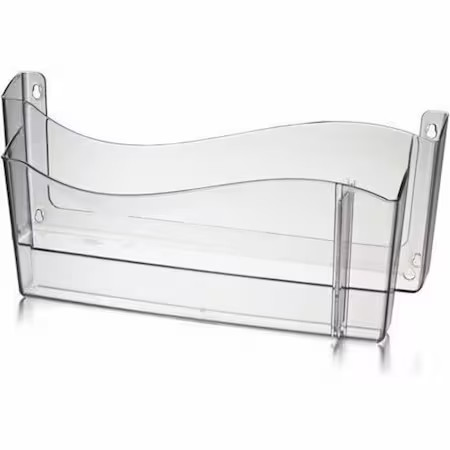 Officemate 21664 Unbreakable Wall Pocket, Legal/Ltr, Clear