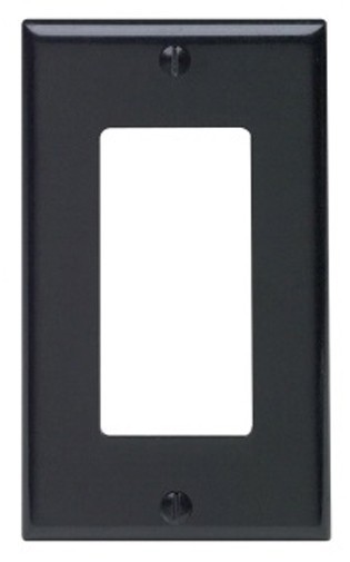 (5 pc) *NEW* 1-Gang Decorator Wall Plate Cover Outlet Decora Lexan Lot BLACK