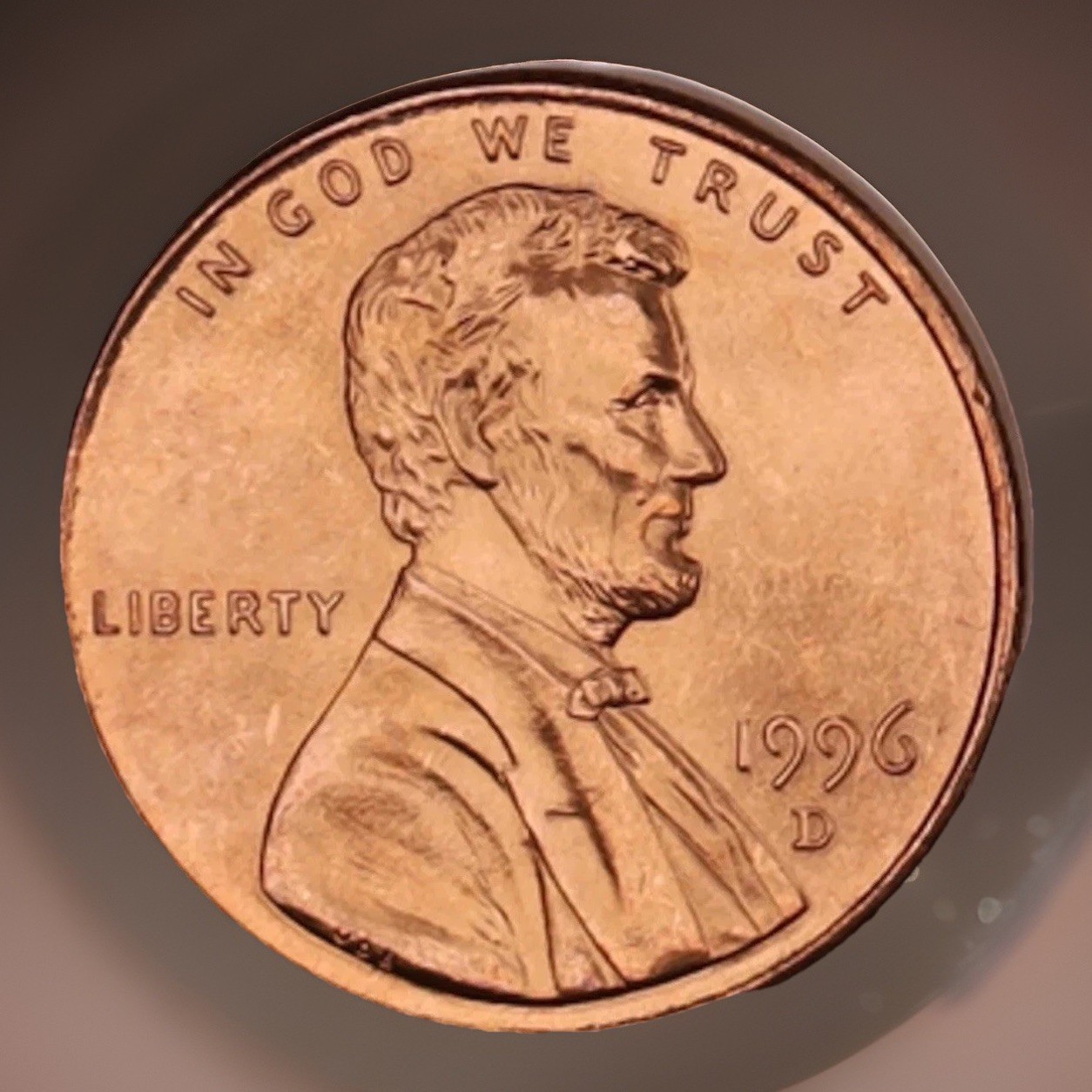 1996-D Lincoln Memorial Cent  Gem BU Penny US Coin FAST SHIPPING