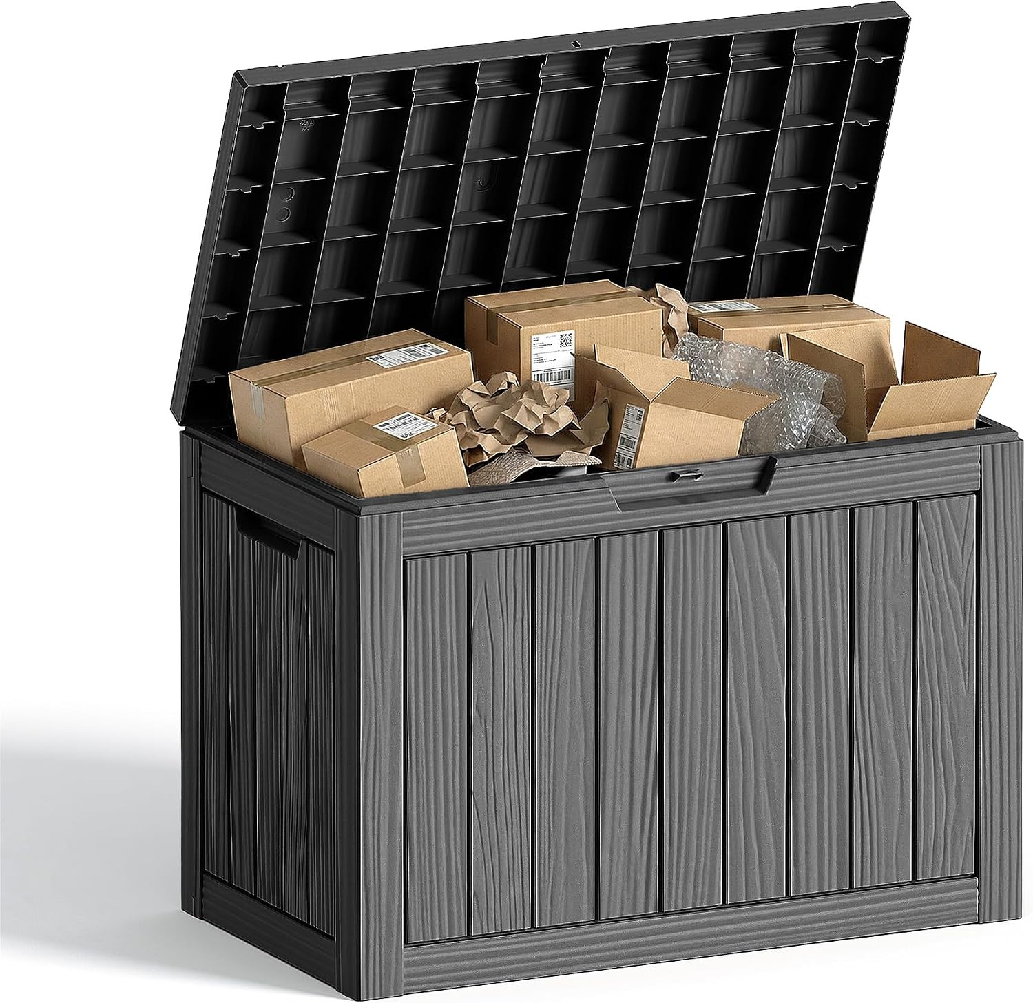 50Gal Package Delivery Box Lockable Outdoor Storage Box | Security, Waterproof R