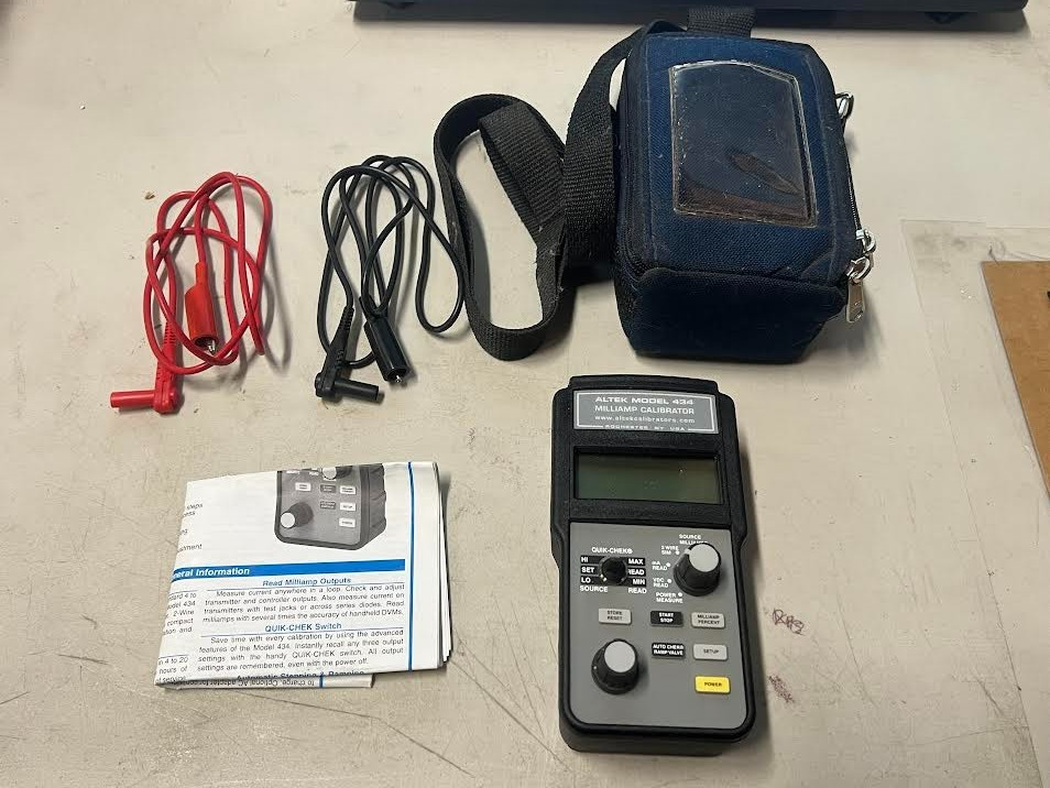 Altek 434 Milliamp Calibrator Quik-Chek