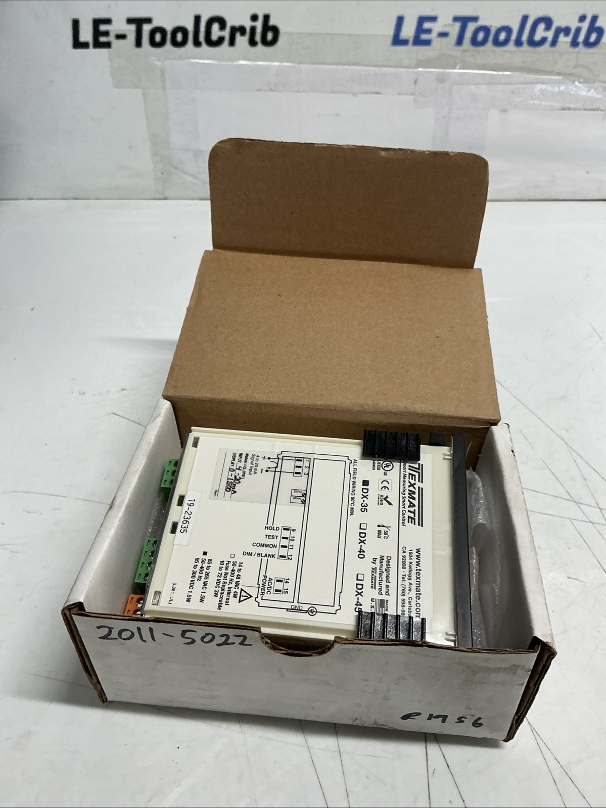 TEXMATE DX-35 DR IP01 Panel Meter AA-062