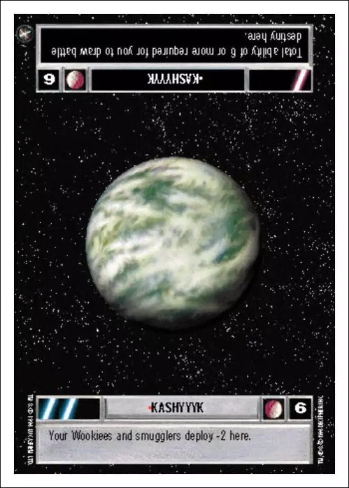 Kashyyyk (LS)  x2 WB Star Wars CCG A New Hope Unlimited NM swccg