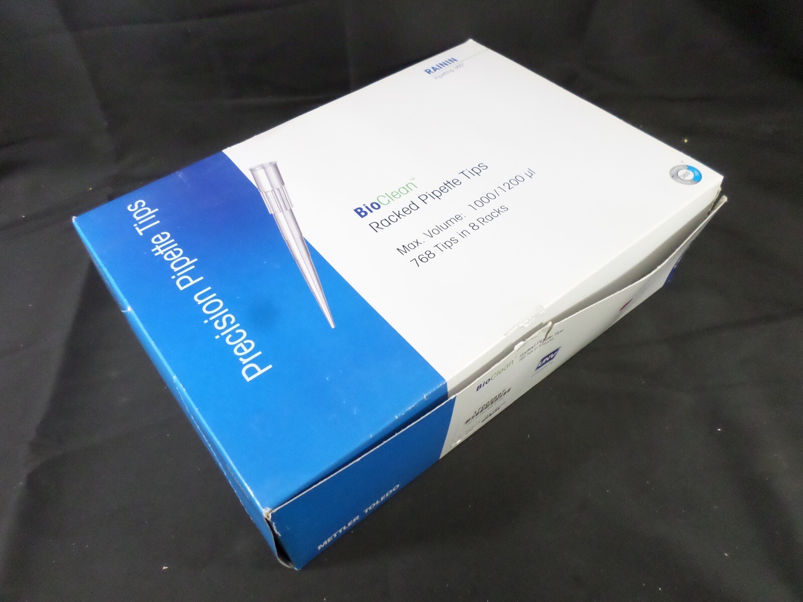 RAININ 1000μL Sterile Filtered BioClean Racked Pipette Tips 17002897 (768/Pack)