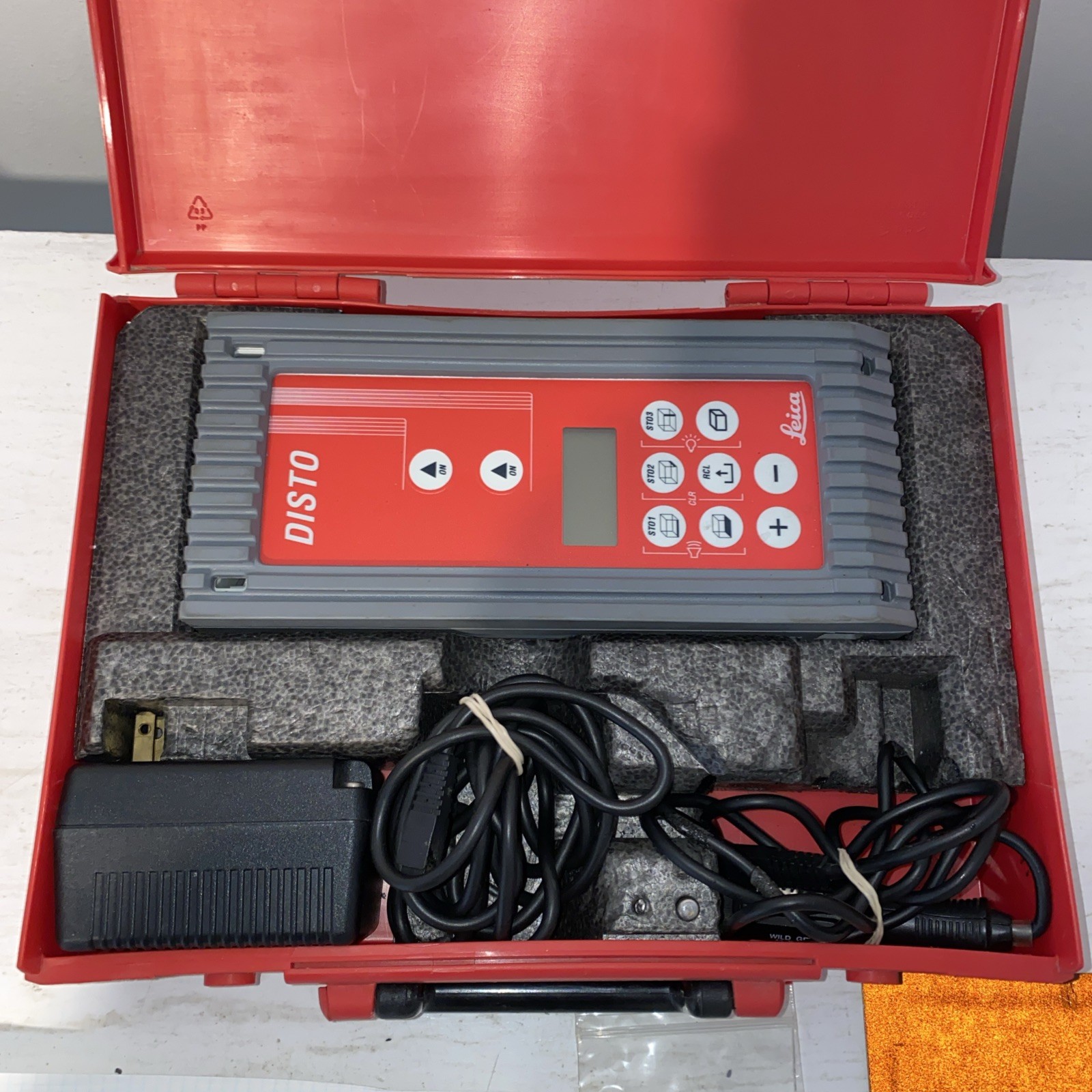 Vintage 1993 Leica DISTO 1st Gen Handheld Laser COMPLETE KIT Case PaperworkWORKS