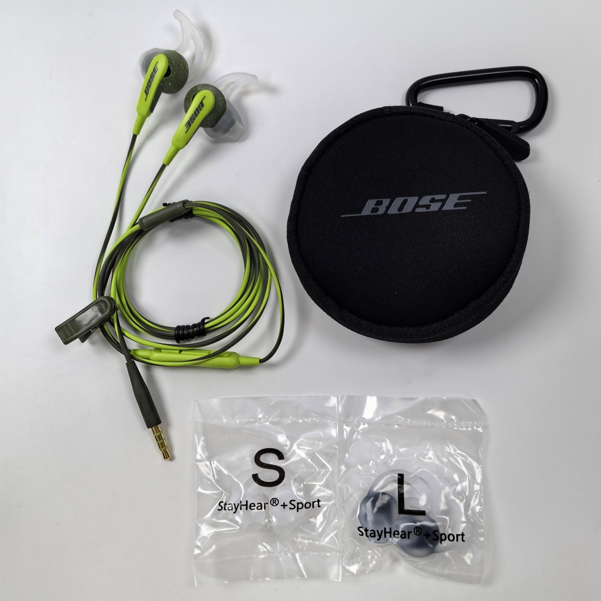 Bose SoundSport In-Ear Headphones with Wired 3.5mm Plug Sport Green