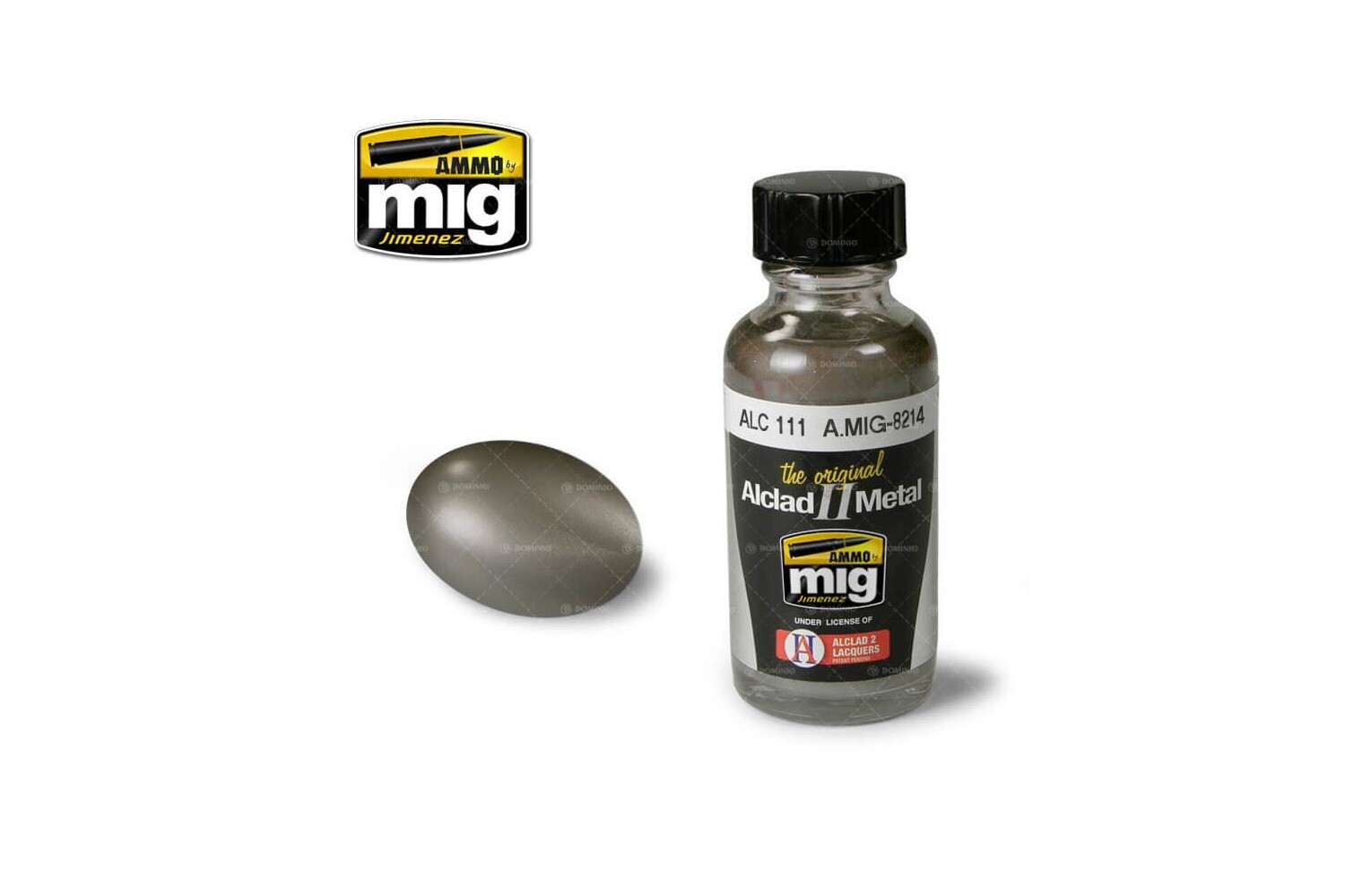 Ammo Mig Magnesium Alclad Metallic Paint ALC111	 30ml