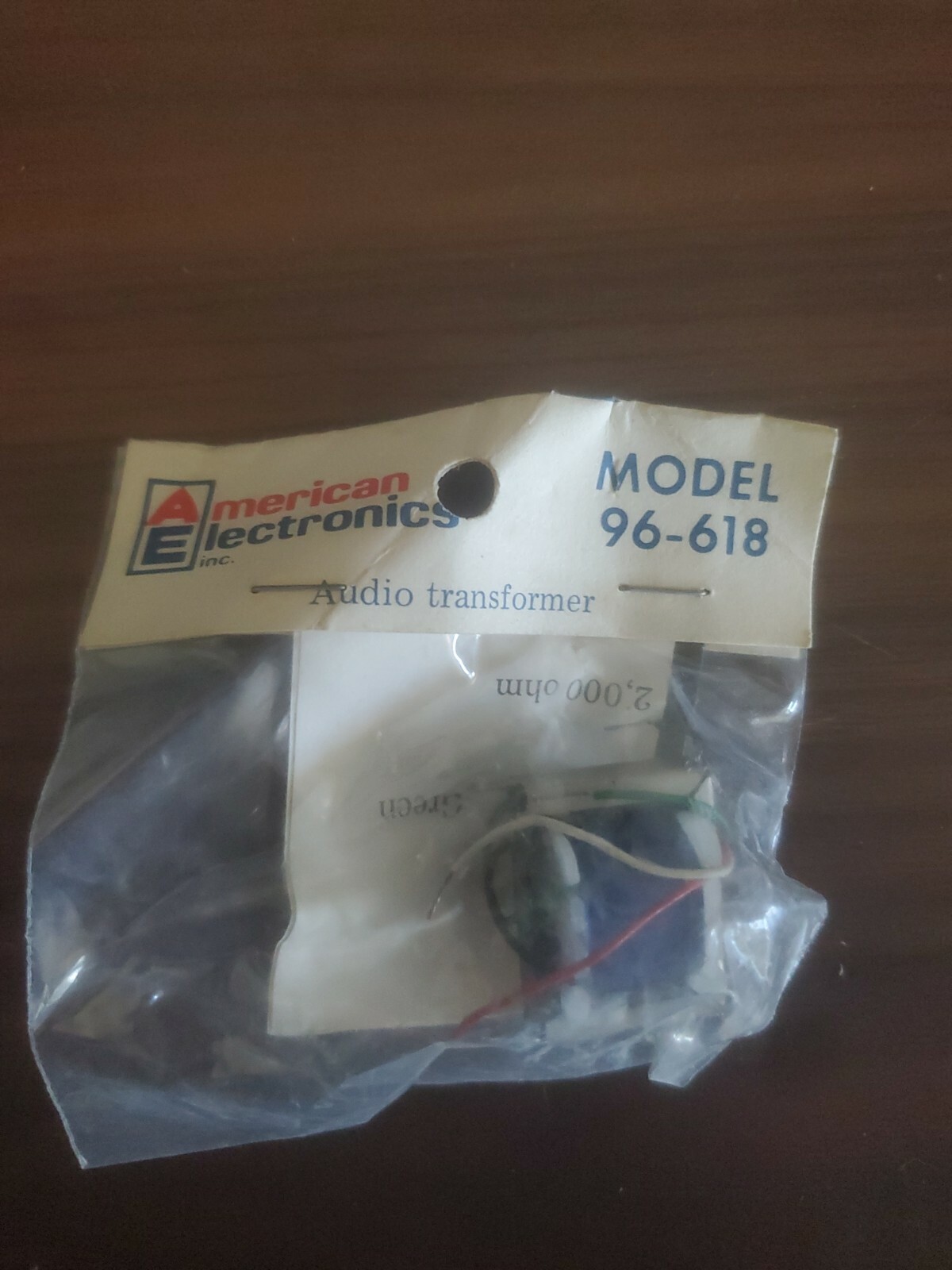 Vintage American Electronics Model 96-618 audio Transformer NOS