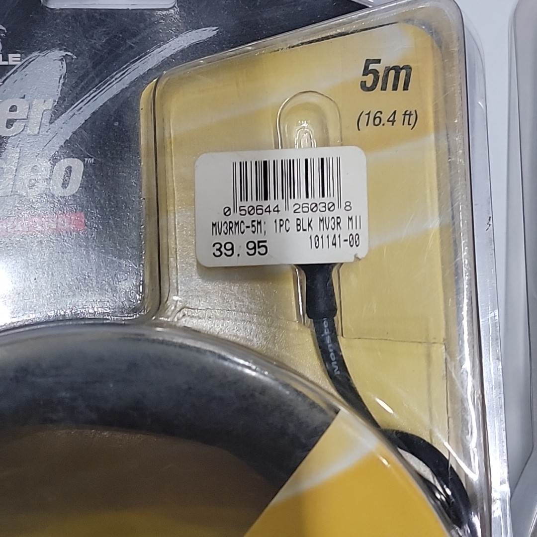 Monster Cable Car Audio Mobile Video Mini 3 3 Meter 1 Meter Cable