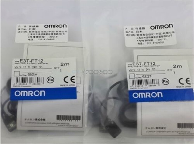 Photoelectric Switch Omron E3T-FT12 New ow