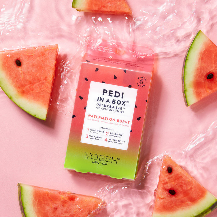 Voesh Pedi Deluxe 4 Steps PACK OF 10 - Watermelon Burst